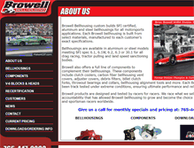 Tablet Screenshot of browellbellhousing.com